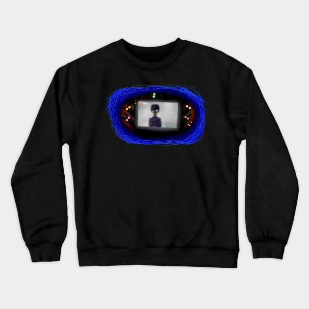 Security Guard Witch - Michi Crewneck Sweatshirt by Alaina Williams